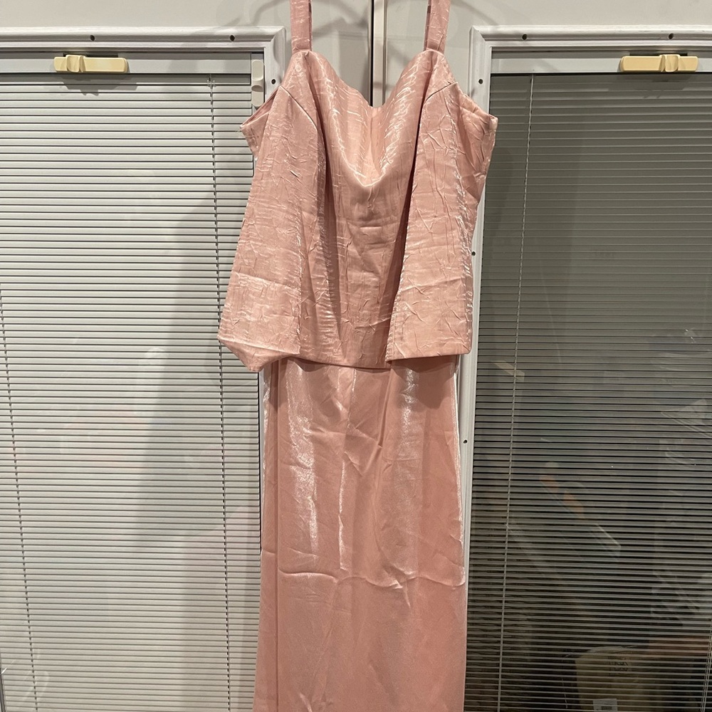 Jessica Howard Pink Asymmetrical Sundress for Weddings